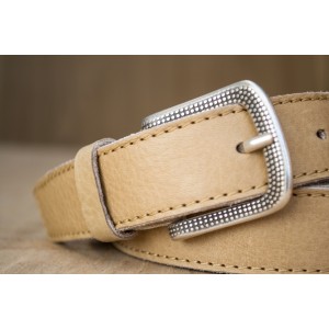 CEINTURE CUIR NATUREL | La classique